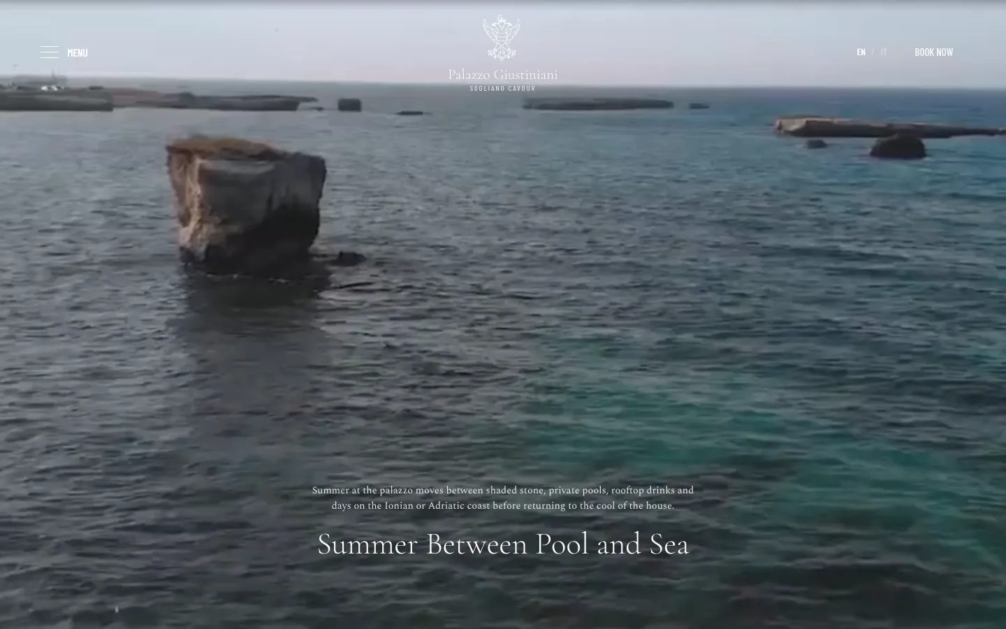 Palazzo Giustiniani, working preview of the new site